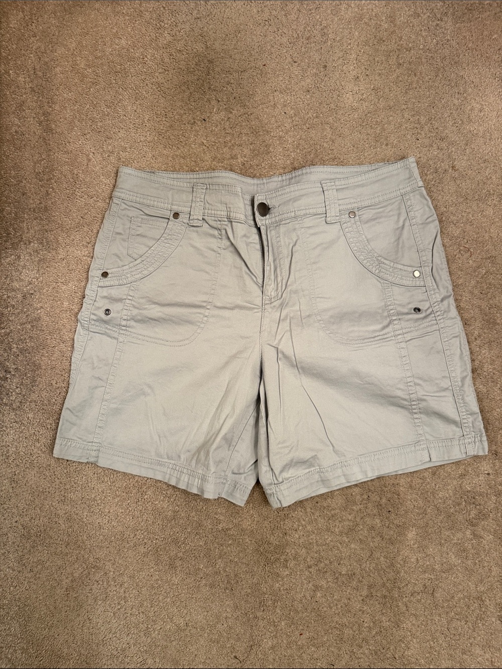 Macys Style & Co Light Gray Shorts